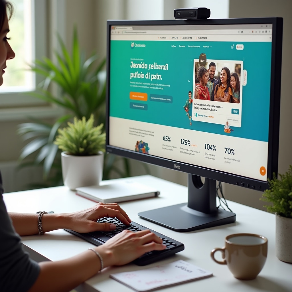 Digital donation platform interface showing collective giving campaign for nonprofit organization